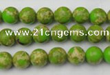 CDE2067 15.5 inches 6mm round dyed sea sediment jasper beads