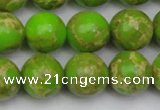 CDE2072 15.5 inches 16mm round dyed sea sediment jasper beads