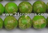 CDE2073 15.5 inches 18mm round dyed sea sediment jasper beads