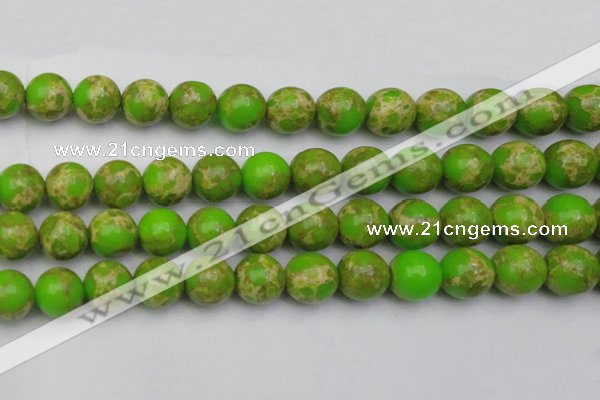 CDE2074 15.5 inches 20mm round dyed sea sediment jasper beads