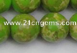 CDE2075 15.5 inches 22mm round dyed sea sediment jasper beads