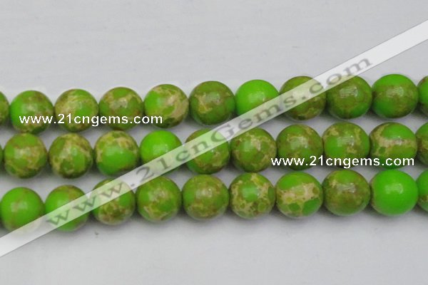 CDE2075 15.5 inches 22mm round dyed sea sediment jasper beads