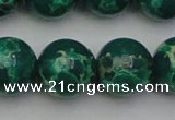 CDE2084 15.5 inches 18mm round dyed sea sediment jasper beads