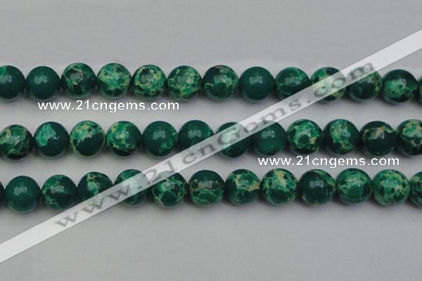 CDE2084 15.5 inches 18mm round dyed sea sediment jasper beads