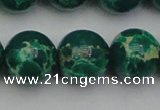 CDE2085 15.5 inches 20mm round dyed sea sediment jasper beads