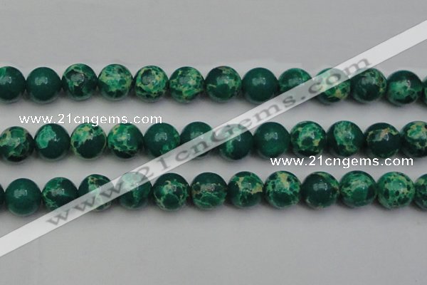 CDE2085 15.5 inches 20mm round dyed sea sediment jasper beads