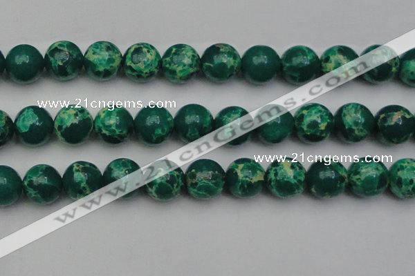 CDE2086 15.5 inches 22mm round dyed sea sediment jasper beads