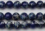 CDE2090 15.5 inches 8mm round dyed sea sediment jasper beads