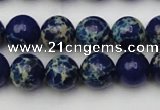 CDE2091 15.5 inches 10mm round dyed sea sediment jasper beads