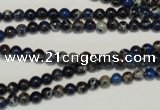 CDE220 15.5 inches 4mm round dyed sea sediment jasper beads