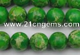 CDE2223 15.5 inches 10mm round dyed sea sediment jasper beads