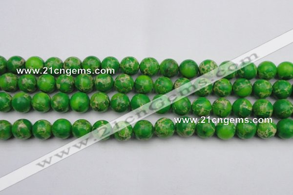 CDE2224 15.5 inches 12mm round dyed sea sediment jasper beads