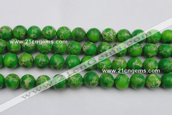 CDE2227 15.5 inches 18mm round dyed sea sediment jasper beads