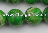 CDE2228 15.5 inches 20mm round dyed sea sediment jasper beads