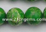 CDE2229 15.5 inches 22mm round dyed sea sediment jasper beads