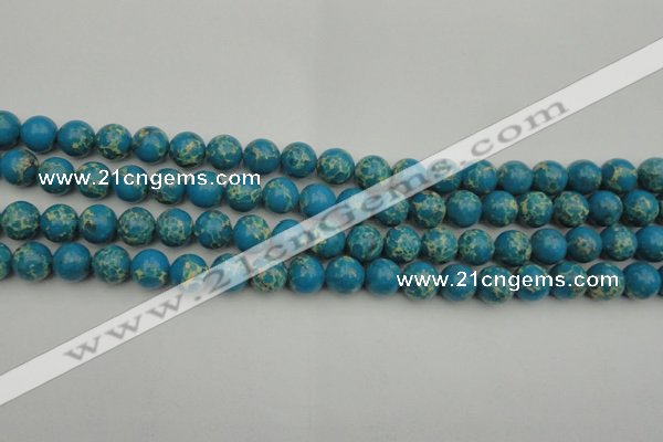 CDE2233 15.5 inches 8mm round dyed sea sediment jasper beads