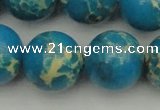 CDE2239 15.5 inches 20mm round dyed sea sediment jasper beads