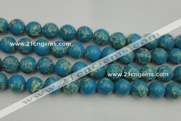 CDE2239 15.5 inches 20mm round dyed sea sediment jasper beads