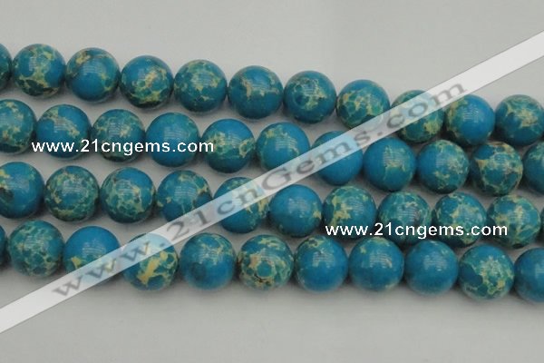 CDE2240 15.5 inches 22mm round dyed sea sediment jasper beads