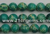 CDE2242 15.5 inches 4mm round dyed sea sediment jasper beads