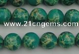 CDE2244 15.5 inches 8mm round dyed sea sediment jasper beads