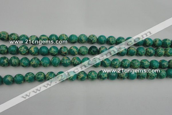 CDE2244 15.5 inches 8mm round dyed sea sediment jasper beads