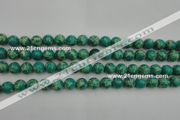 CDE2245 15.5 inches 10mm round dyed sea sediment jasper beads