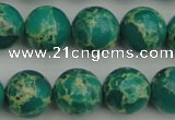 CDE2246 15.5 inches 12mm round dyed sea sediment jasper beads