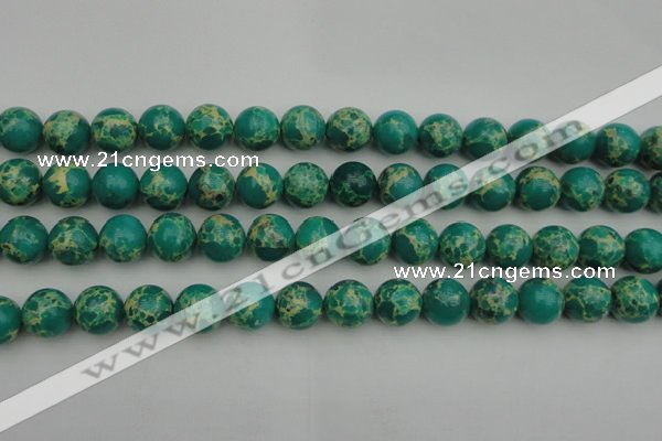 CDE2246 15.5 inches 12mm round dyed sea sediment jasper beads