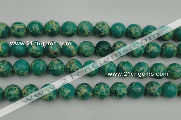 CDE2249 15.5 inches 18mm round dyed sea sediment jasper beads