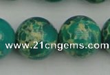 CDE2250 15.5 inches 20mm round dyed sea sediment jasper beads