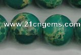 CDE2251 15.5 inches 22mm round dyed sea sediment jasper beads