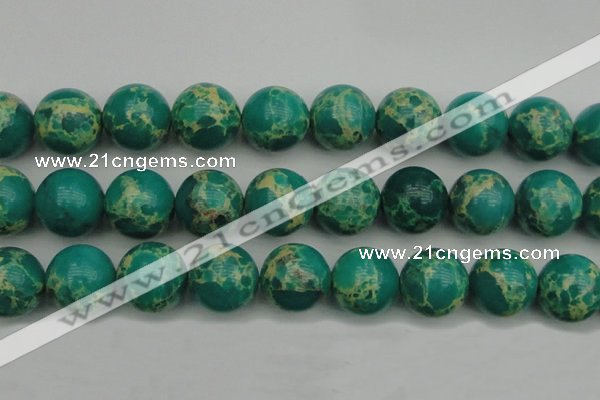 CDE2251 15.5 inches 22mm round dyed sea sediment jasper beads