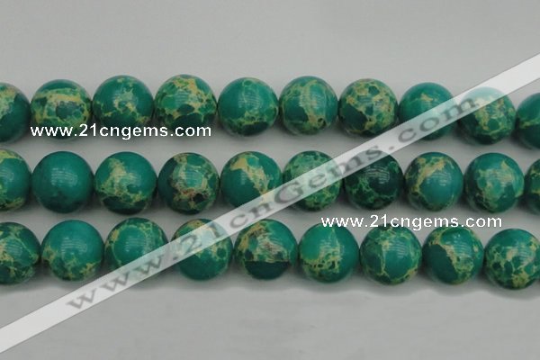 CDE2252 15.5 inches 24mm round dyed sea sediment jasper beads