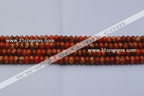 CDE2604 15.5 inches 12*16mm rondelle dyed sea sediment jasper beads