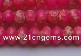 CDE2612 15.5 inches 12*16mm rondelle dyed sea sediment jasper beads