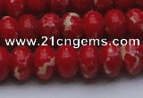 CDE2622 15.5 inches 15*20mm rondelle dyed sea sediment jasper beads