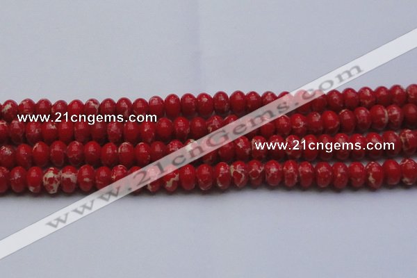 CDE2622 15.5 inches 15*20mm rondelle dyed sea sediment jasper beads