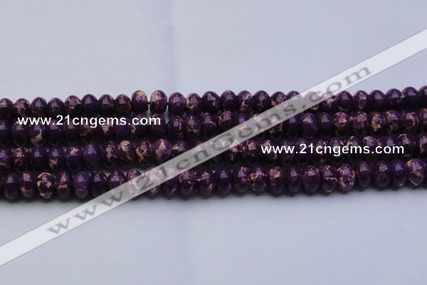 CDE2638 15.5 inches 15*20mm rondelle dyed sea sediment jasper beads