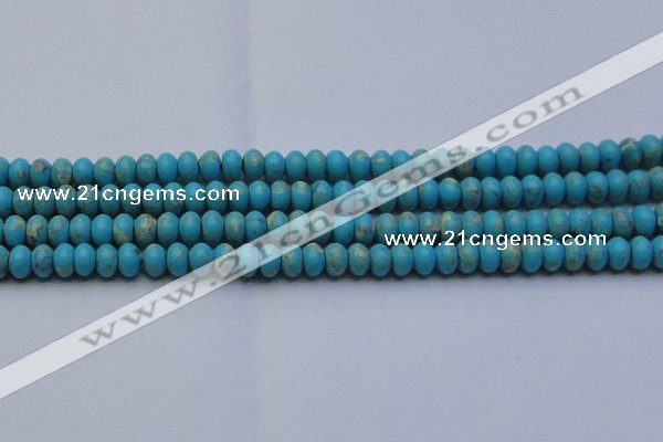 CDE2642 15.5 inches 8*12mm rondelle dyed sea sediment jasper beads