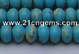 CDE2645 15.5 inches 13*18mm rondelle dyed sea sediment jasper beads