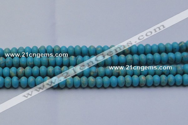 CDE2645 15.5 inches 13*18mm rondelle dyed sea sediment jasper beads