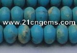 CDE2646 15.5 inches 15*20mm rondelle dyed sea sediment jasper beads