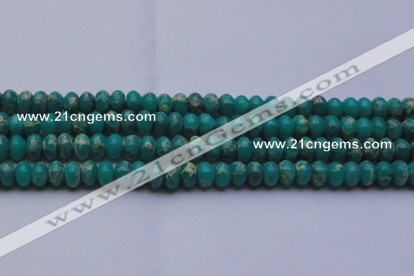 CDE2670 15.5 inches 15*20mm rondelle dyed sea sediment jasper beads