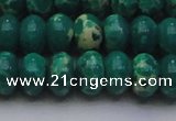 CDE2678 15.5 inches 15*20mm rondelle dyed sea sediment jasper beads