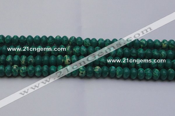 CDE2678 15.5 inches 15*20mm rondelle dyed sea sediment jasper beads