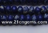 CDE2682 15.5 inches 8*12mm rondelle dyed sea sediment jasper beads