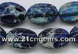 CDE61 15.5 inches 16*23mm star fruit shaped dyed sea sediment jasper beads