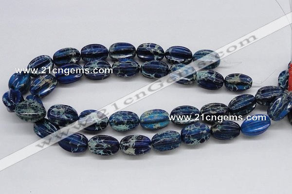 CDE61 15.5 inches 16*23mm star fruit shaped dyed sea sediment jasper beads