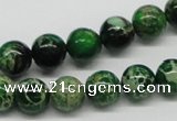 CDE69 15.5 inches 10mm round dyed sea sediment jasper beads